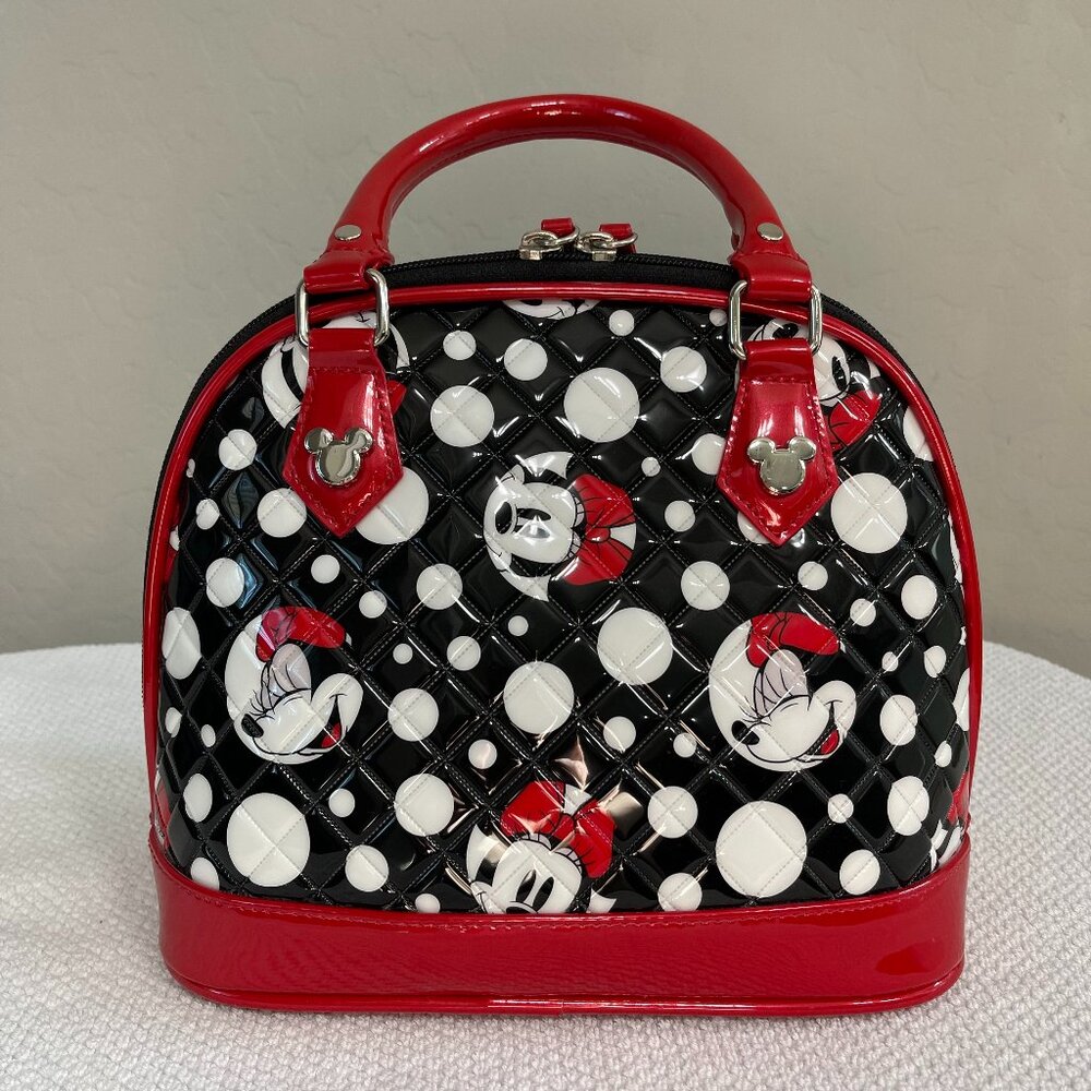 LOUNGEFLY ~ Disney Minnie Mouse Polka Dots Mini Dome Bag - NWT & RARE!